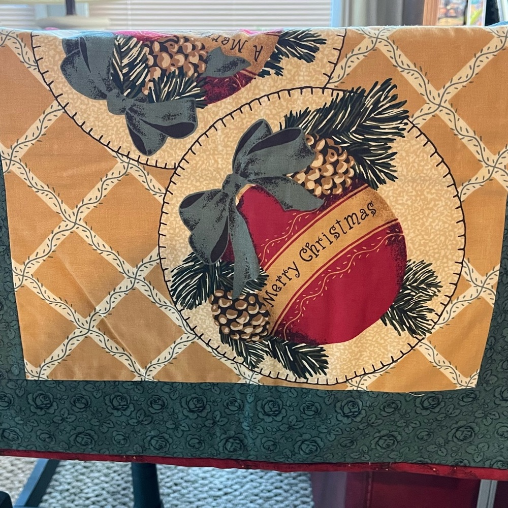 A Merry Christmas Reversible table runner